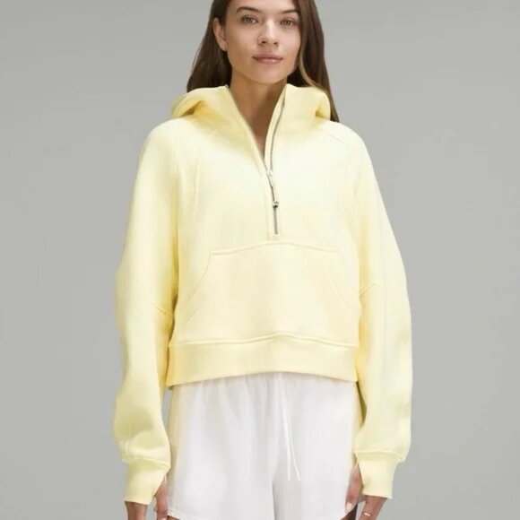 EUC LULULEMON OVERSIZED HALF ZIP HOODIE, XS/S - Picture 1 of 12